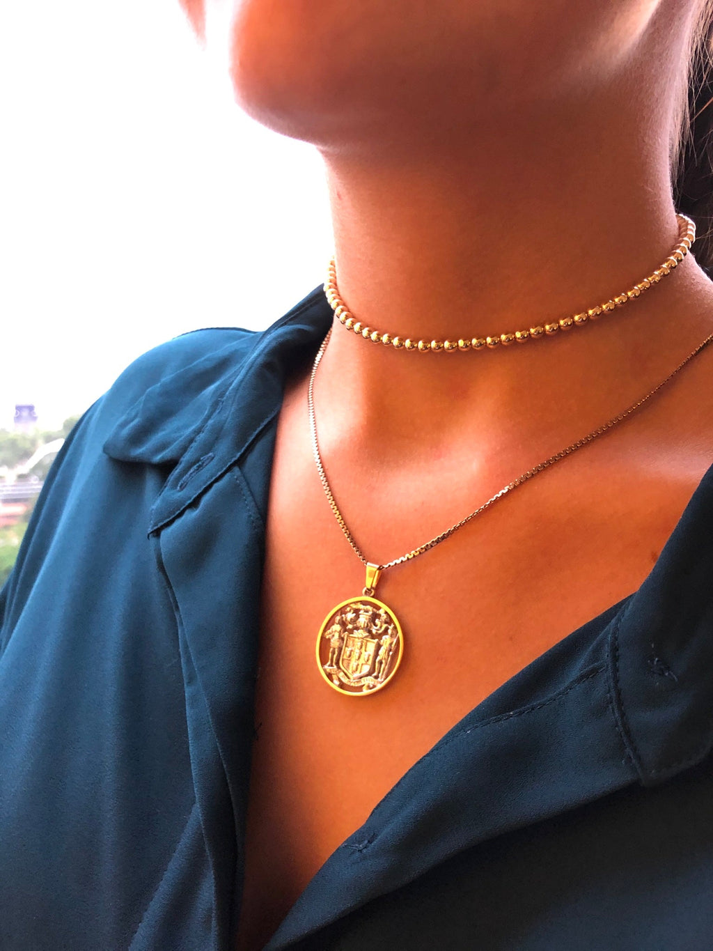 14k gold store jamaica pendant